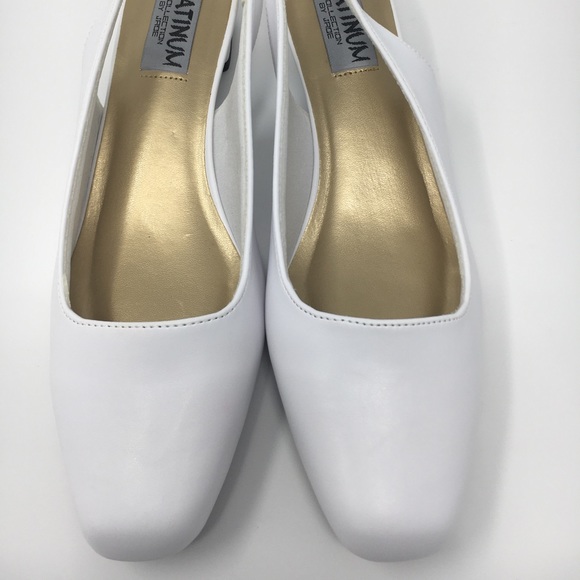 Platinum Collection By Jade White 1.2 inches heel - Picture 3 of 16